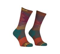 ORTOVOX ALL MOUNTAIN MID SOCKS M - Chaussettes chaudes en mélange de laine mérinos avec un grand confort technique - ORANGE - HOMME - 39-41