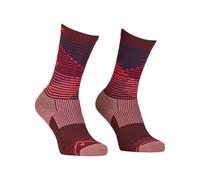 ORTOVOX ALL MOUNTAIN MID SOCKS W - Chaussettes chaudes en mélange de laine mérinos avec un grand confort technique - ROUGE - FEMME - 42-44