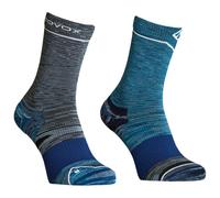 Ortovox - Alpine Mid Socks - Chaussettes en laine mérinos - EU 39-41 - blue nunatak