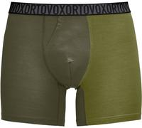 Ortovox - Boxer respirant en laine de mérinos - 150 Essential Boxer Briefs M Dark Wild Herbs pour Homme en Laine - Taille S - Kaki Kaki S
