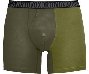 Ortovox - Boxer respirant en laine de mérinos - 150 Essential Boxer Briefs M Dark Wild Herbs pour Homme en Laine - Taille S - Kaki Kaki S