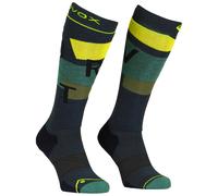 Ortovox - Chaussettes en laine de mérinos - Freeride Long Socks Cozy M Black Steel pour Homme en Laine - Taille 39-41 - Gris Gris 39-41