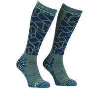 Ortovox - Ski Tour Comp Long Socks - Chaussettes en laine mérinos homme Deep Ocean - 39 - 41