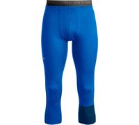Ortovox - Collant technique 3/4 polyvalent en laine de mérinos - 185 Rock’N’Wool Short Pants M Blue Note pour Homme en Laine - Taille M - Bleu Bleu M