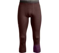Ortovox - Collant technique 3/4 polyvalent en laine de mérinos - 185 Rock’N’Wool Short Pants M Dark Chestnut pour Homme en Laine - Taille L - Marron Marron L
