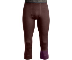 Ortovox - Collant technique 3/4 polyvalent en laine de mérinos - 185 Rock’N’Wool Short Pants M Dark Chestnut pour Homme en Laine - Taille L - Marron Marron L