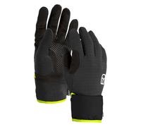 Ortovox - Gants légers et polyvalents - Fleece Grid Cover Glove M Black Raven pour Homme en Laine - Taille L - Noir Noir L