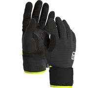 ORTOVOX Fleece Grid Cover Glove M - Homme - Noir / Jaune - taille S- modèle 2026