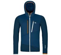 ORTOVOX Mixte Fleece Grid Hoody Maillot De Survêtement, Bleu (Deep Ocean), S EU