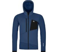 Ortovox - Fleece Grid Hoody M Blue Nunatak - L - Polaire