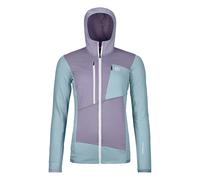 Ortovox - Fleece Grid Hoody - Polaire en laine mérinos femme Glacier Grey - S
