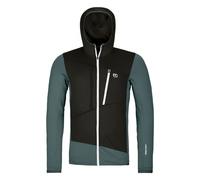 Ortovox - Fleece Grid Hoody - Polaire en laine mérinos homme Dark Arctic Grey - S