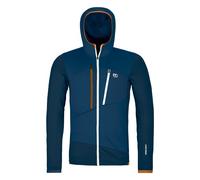 Ortovox - Fleece Grid Hoody - Polaire en laine mérinos homme Deep Ocean - XXL