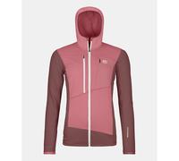 Polaire ORTOVOX FLEECE GRID HOODY W (mountain rose) femme S