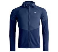 Ortovox - Polaire mérinos légère à capuche - Fleece Light Grid Hoody M Deep Ocean pour Homme en Laine - Taille S - Bleu Bleu S