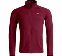 Ortovox - Fleece Light Grid Jacket - Polaire en laine mérinos homme Red Malbec - XL