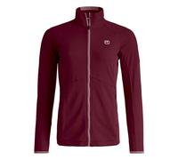 Ortovox - Fleece Light Grid Jacket - Polaire en laine mérinos femme Red Malbec - S