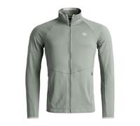 Ortovox - Polaire mérinos légère à col montant - Fleece Light Grid Jacket M Green Sage pour Homme en Laine - Taille M - Vert Vert M