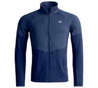 Ortovox - Polaire mérinos légère et respirante - Fleece Light Grid Jacket M Deep Ocean pour Homme en Laine - Taille XL - Bleu Bleu XL