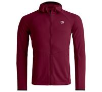 Ortovox - Fleece Light Grid Hoody - Polaire en laine mérinos homme Red Malbec - L