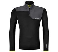 Ortovox - Fleece Light Zip Neck - Haut à manches longues - S - black raven