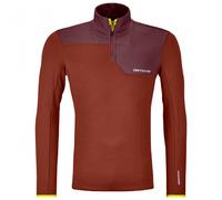 Ortovox - Fleece Light Zip Neck - Polaire homme Clay Orange - S