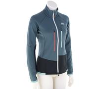 Ortovox Fleece Rib Jacket - Polaire en laine mérinos femme Dark Arctic Grey L