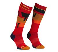 Chaussettes de ski Ortovox Freeride Long Socks Cozy M bordure rouge 42-44