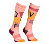 Chaussettes de ski ORTOVOX FREERIDE LONG SOCKS COZY W (bloom) Femme 39-41