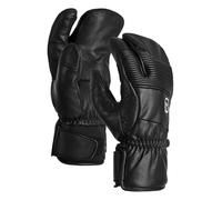 ORTOVOX Full Leather 3 Finger Glove, 56623, noir raven, M