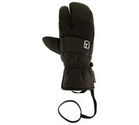 Ortovox - Full Leather 3 Finger Glove - Gants - S - black raven