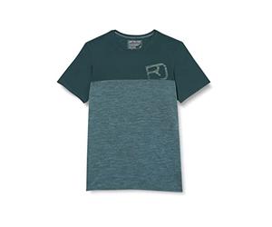 Ortovox Homme 150 Cool Logo Tricot, Vert Pin, XL EU