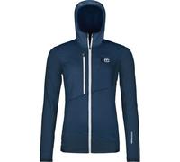 ORTOVOX Mixte Fleece Grid Hoody W Maillot De Survêtement, Bleu (Deep Ocean), M EU