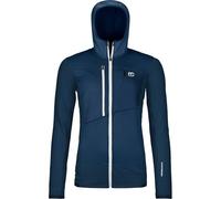ORTOVOX Mixte Fleece Grid Hoody W Maillot De Survêtement, Bleu (Deep Ocean), S EU