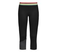 Ortovox Pantalon court léger en polaire pour femme corbeau noir M