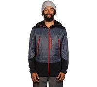Ortovox Piz Palü Veste pour Homme L Gris - Noir Black Steel