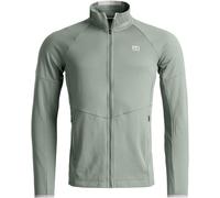 Ortovox - Polaire mérinos légère à col montant - Fleece Light Grid Jacket M Green Sage pour Homme en Laine - Taille M - Vert Vert M