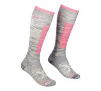 Ortovox Ski Compression Long Socks Femme Gris clair - Chaussettes et guêtres outdoor femmes 42/44