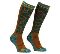Ortovox Ski Tour Comp Long Socks - Chaussettes en laine mérinos homme Dark Pacific 42 - 44