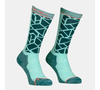Ortovox - Ski Tour Comp Long Socks - Chaussettes en laine mérinos femme Dark Pacific - 39 - 41