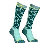 Ortovox - Ski Tour Comp Long Socks - Chaussettes en laine mérinos femme Dark Pacific - 39 - 41