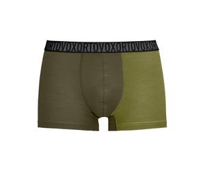 Ortovox - Slip boxer en laine de mérinos stretch - 150 Essential Trunks M Dark Wild Herbs pour Homme en Laine - Taille XL - Vert Vert XL