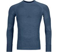 Ortovox - Sous-vêtement en laine de mérinos - 230 Competition Long Sleeve M Petrol Blue pour Homme en Laine - Taille XL - Bleu Bleu XL