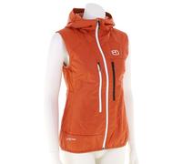 Ortovox Swisswool Piz Boè Femmes Gilet de randonnée L Orange