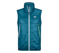Ortovox - Swisswool Piz Vial Vest - Doudoune sans manche en laine mérinos homme Petrol Blue - S