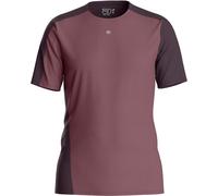 Ortovox - T-shirt de randonnée en laine mérinos technique et léger - 120 Cool Tec Fast Upward T-shirt M Chestnut pour Homme en Laine - Taille S - Bordeaux S