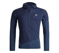 Ortovox - Veste coupe-vent pour alpinisme - Trace Hybrid Jacket M Deep Ocean pour Homme en Laine - Taille L - Bleu Bleu L
