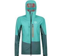 Ortovox - Veste de freeride - Mesola Jacket W Ice Waterfall pour Femme en Laine - Taille S - Vert Vert S