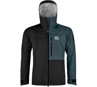 Ortovox - Veste de ski de randonnée - 3L Ortler Jacket M Black Raven pour Homme en Laine - Taille XL - Noir Noir XL