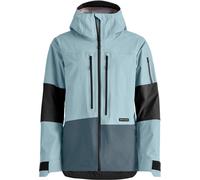 Ortovox - Veste de ski imperméable et coupe-vent - Ravine Free 3L Jacket W Glacier Grey pour Femme en Laine - Taille S - Bleu Bleu S